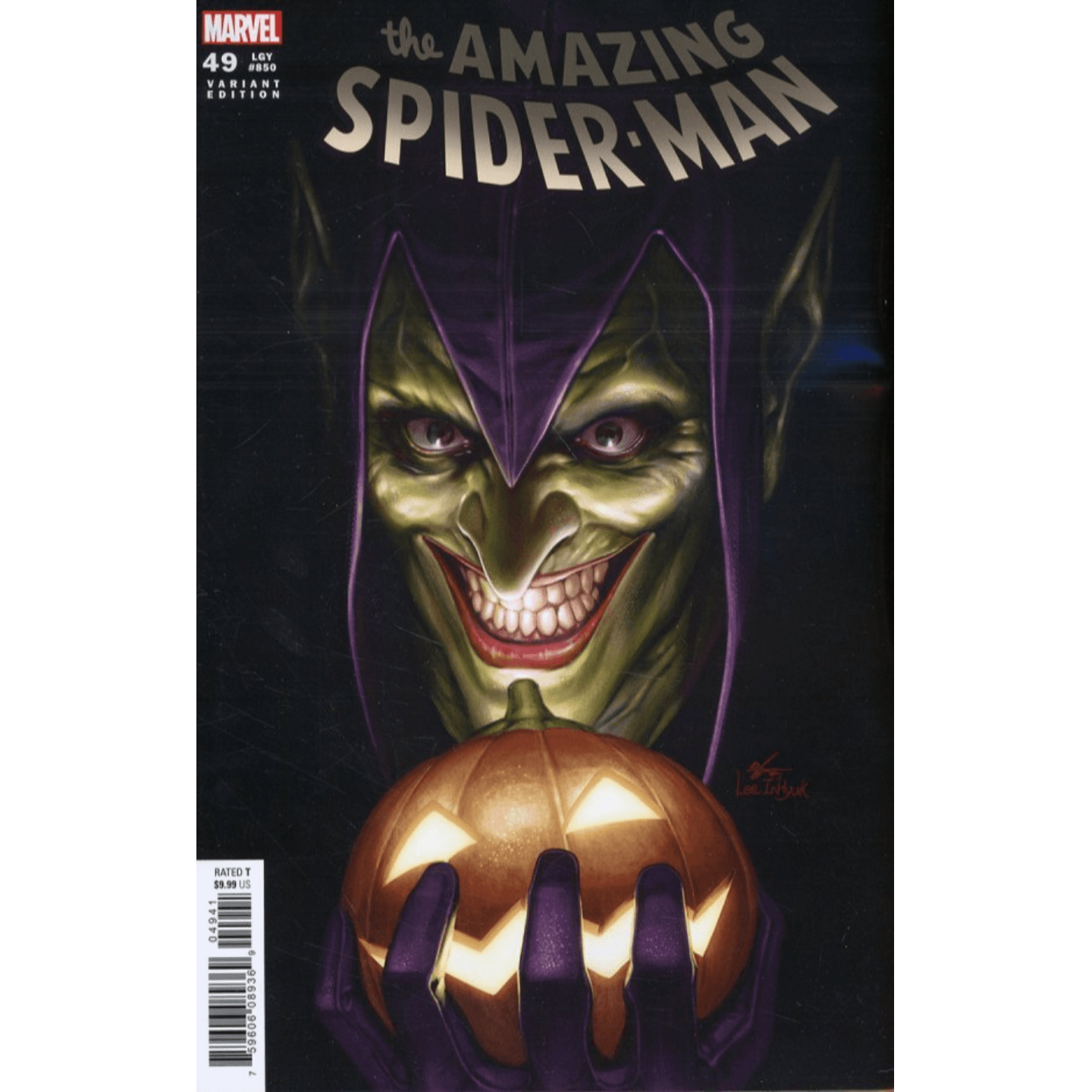 The Amazing Spider-Man #49 1:25 Inhyuk Lee Variant Cover