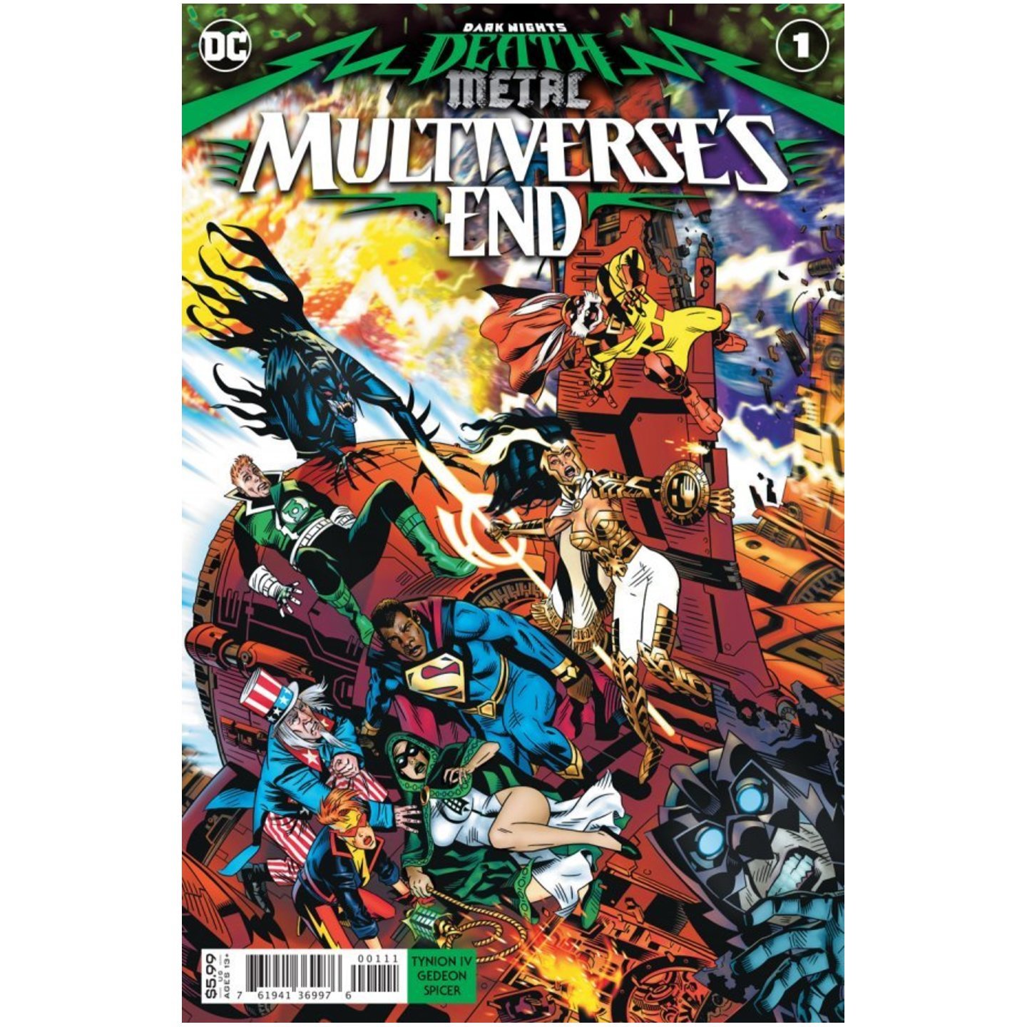 DARK NIGHTS DEATH METAL MULTIVERSES END #1 (ONE SHOT) CVR A MICHAEL GOLDEN