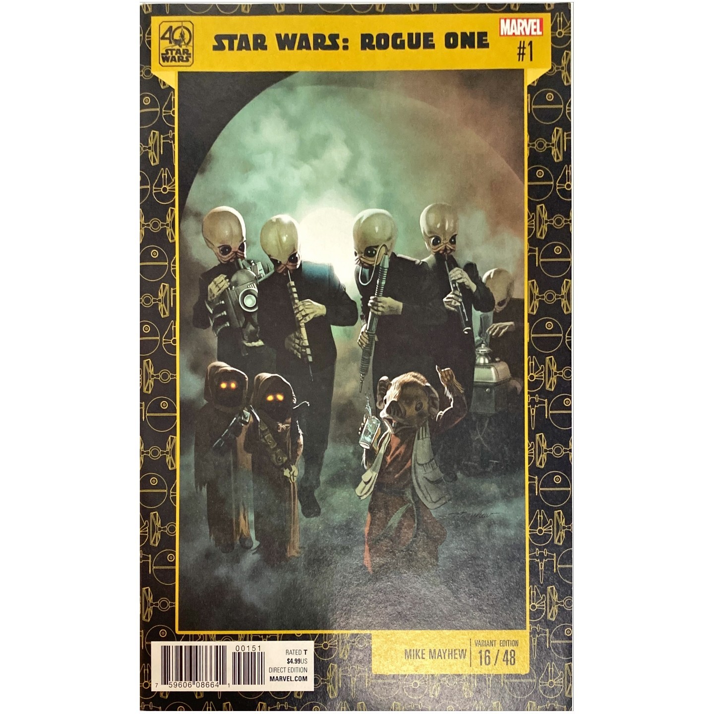 Star Wars Rogue One #1 40th Anniversary Variant