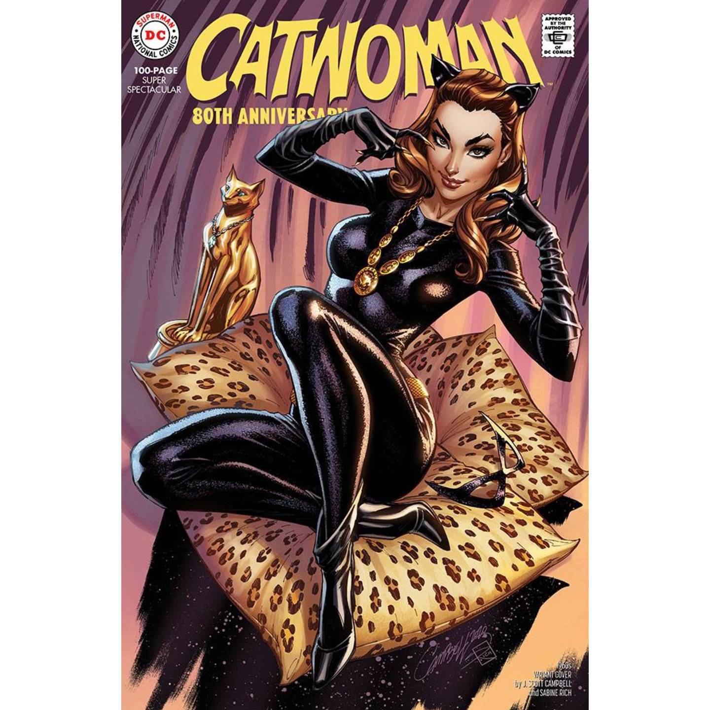 CATWOMAN 80TH ANNIV 100 PAGE SUPER SPECT #1 1960S J SCOTT CA