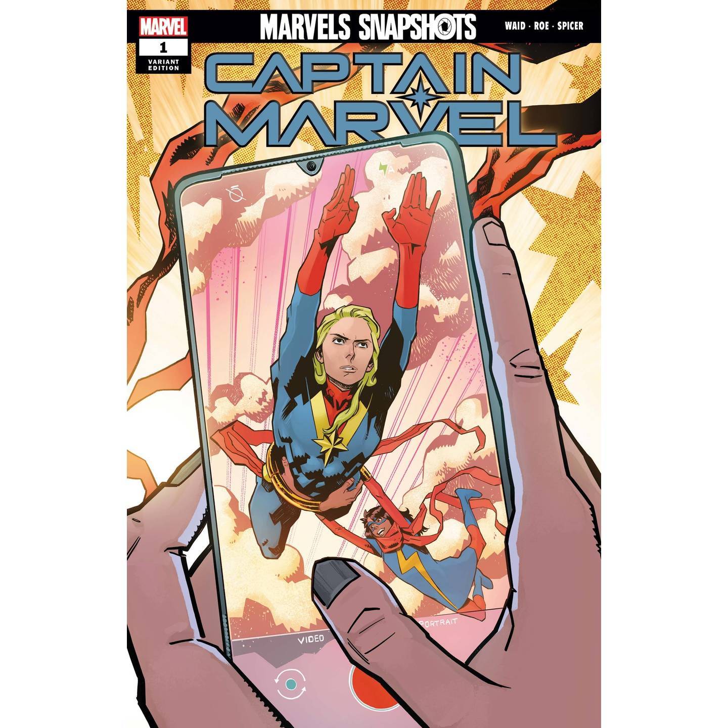 CAPTAIN MARVEL MARVELS SNAPSHOTS #1 ROE VAR