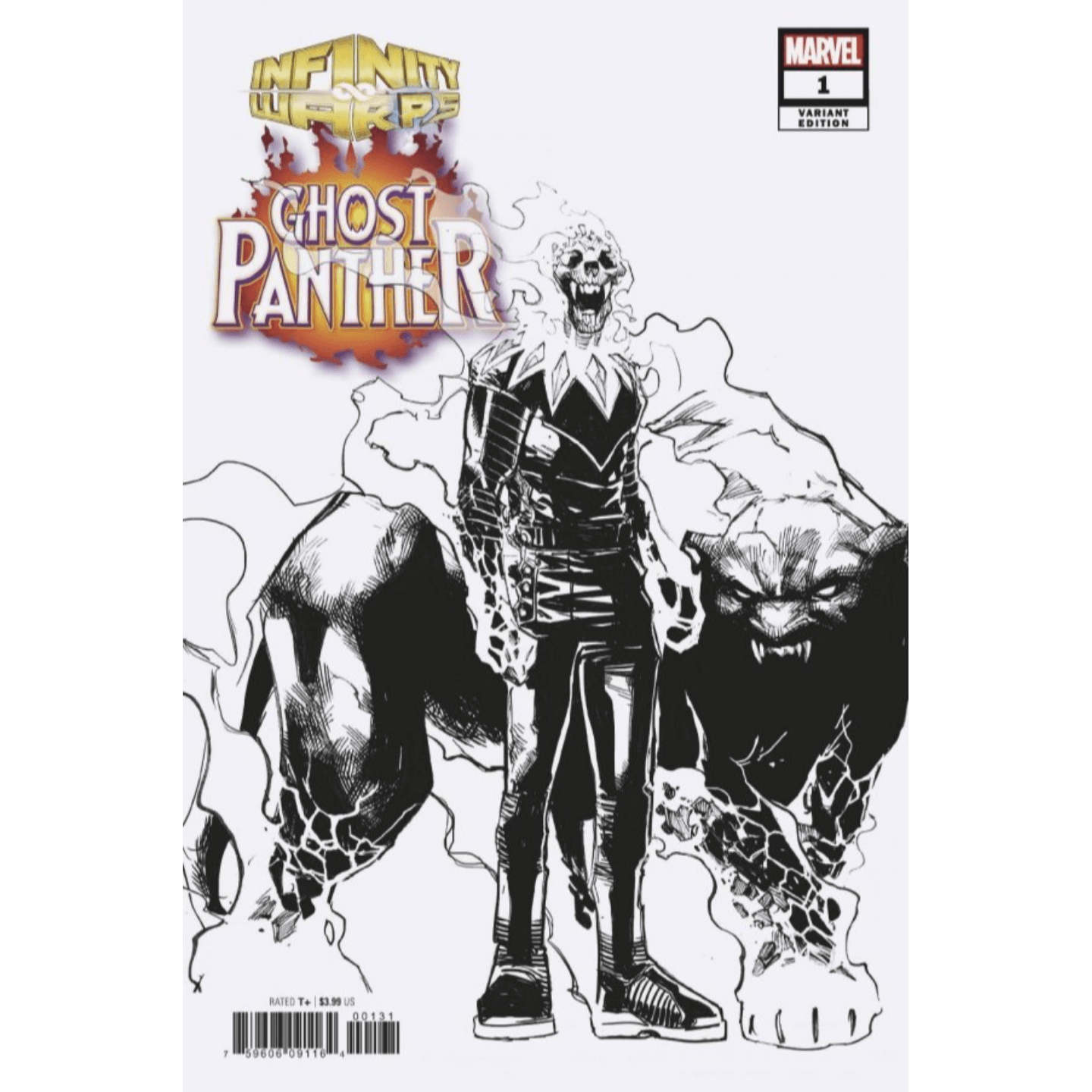 Infinity Warps: Ghost Panther #1 Ramos Design Variant