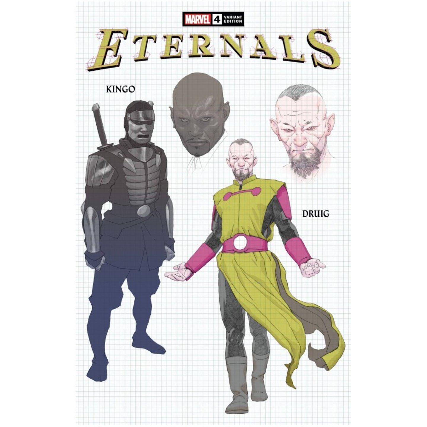 ETERNALS #4 1:10 DESIGN VARIANT