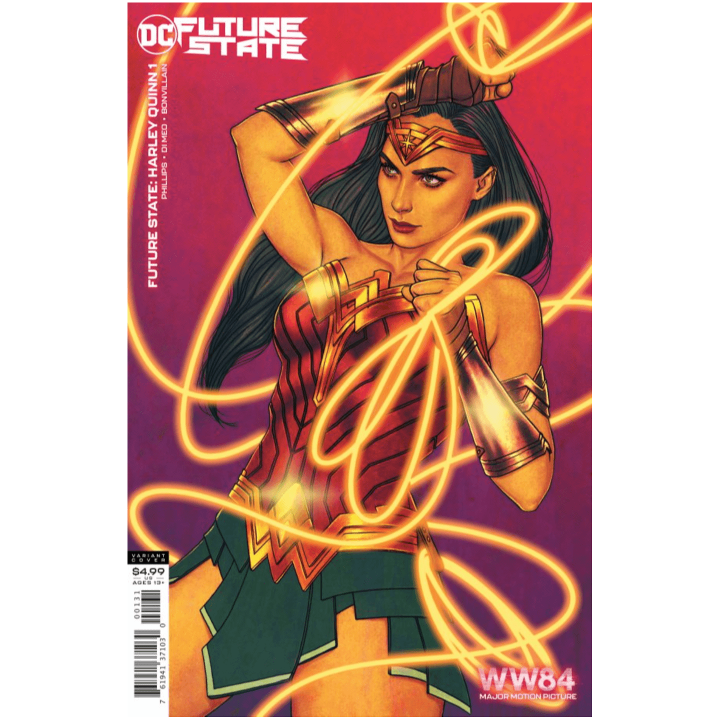 FUTURE STATE HARLEY QUINN #1 (OF 2) CVR C WONDER WOMAN 1984 JENNY FRISON CARD STOCK VAR