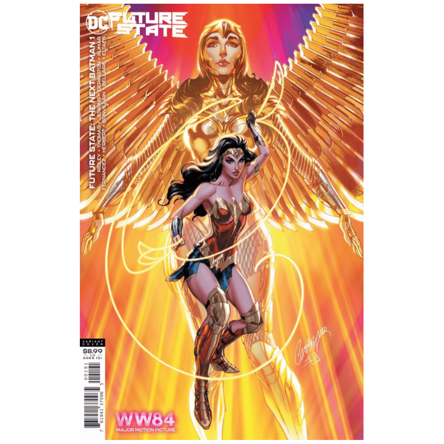 FUTURE STATE THE NEXT BATMAN #1 (OF 4) CVR D WONDER WOMAN 1984 J. SCOTT CAMPBELL CARD STOCK VAR