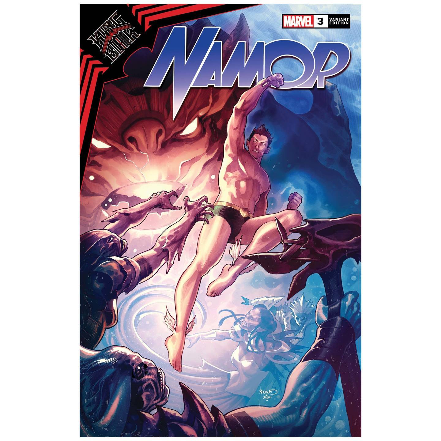 KING IN BLACK NAMOR #3 (OF 3) RENAUD VAR