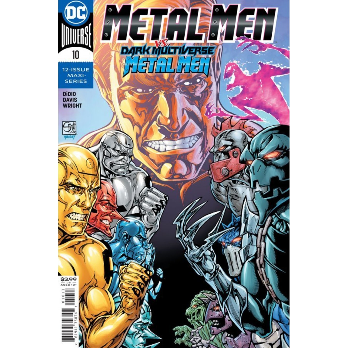 METAL MEN #10 CVR A SHANE DAVIS