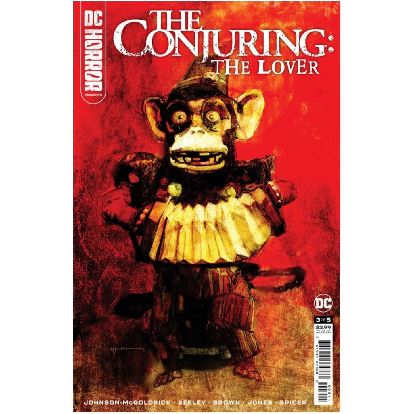 DC HORROR PRESENTS THE CONJURING THE LOVER #3 (OF 5) CVR A BILL SIENKIEWICZ (MR)