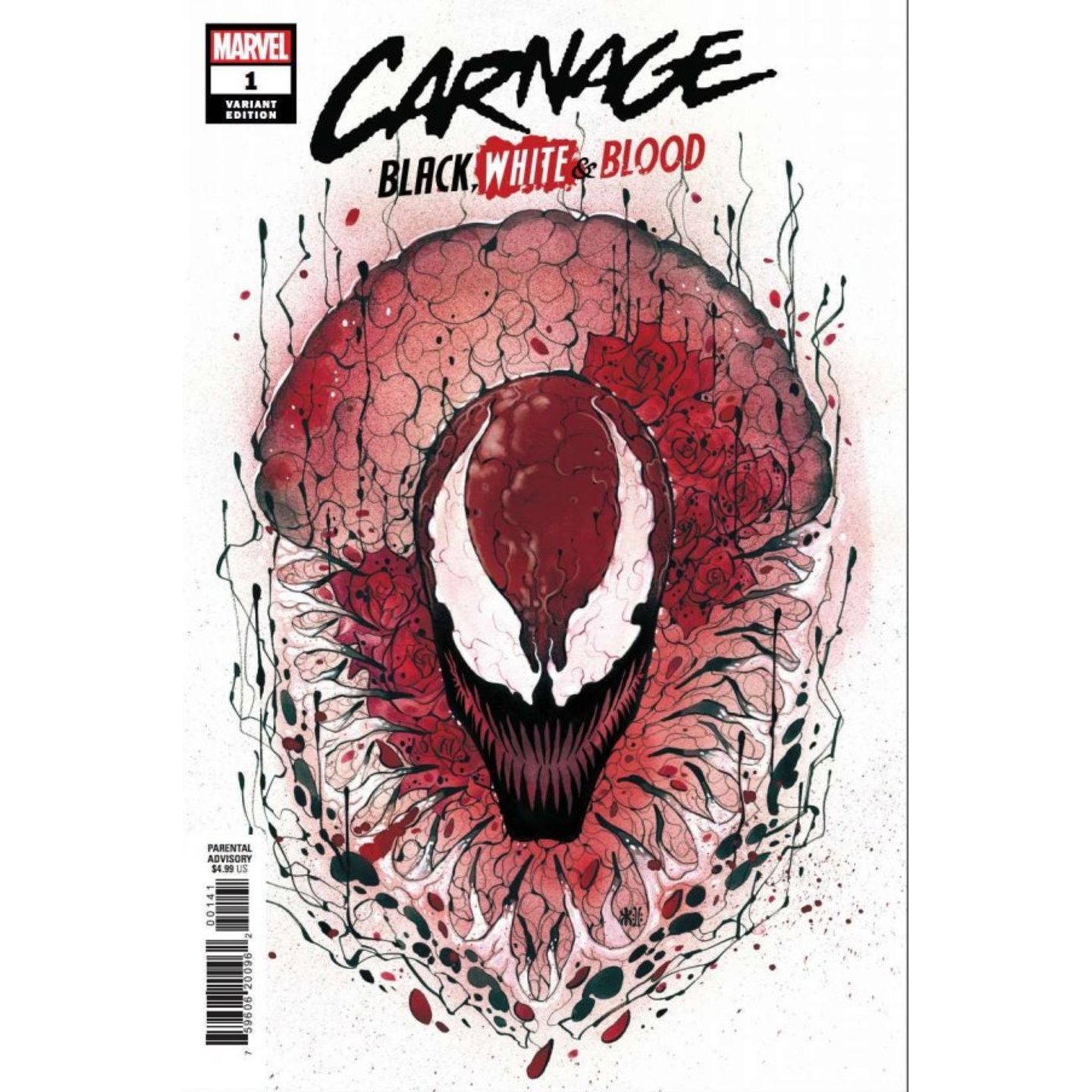 Carnage: Black, White & Blood #1 1:25 Momoko Variant