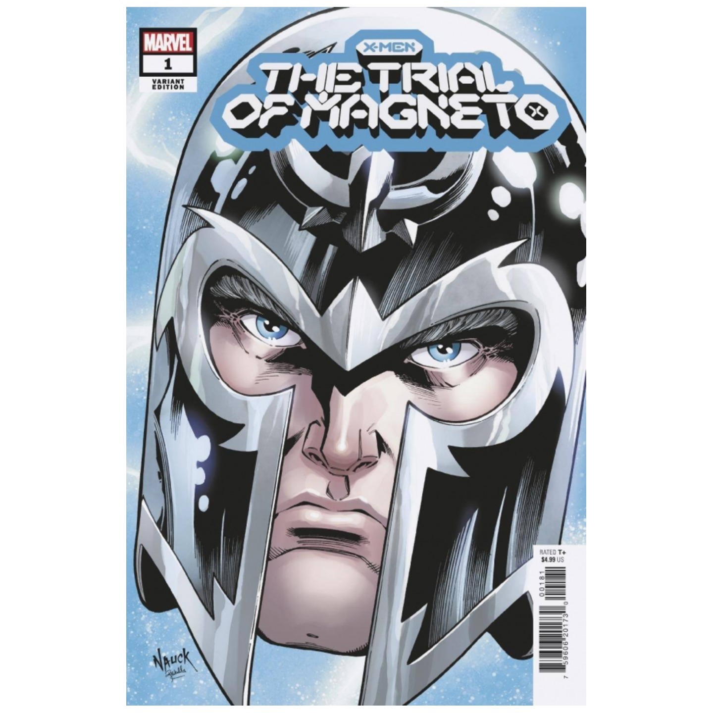 X-MEN TRIAL OF MAGNETO #1 (OF 5) NAUCK HEADSHOT VAR