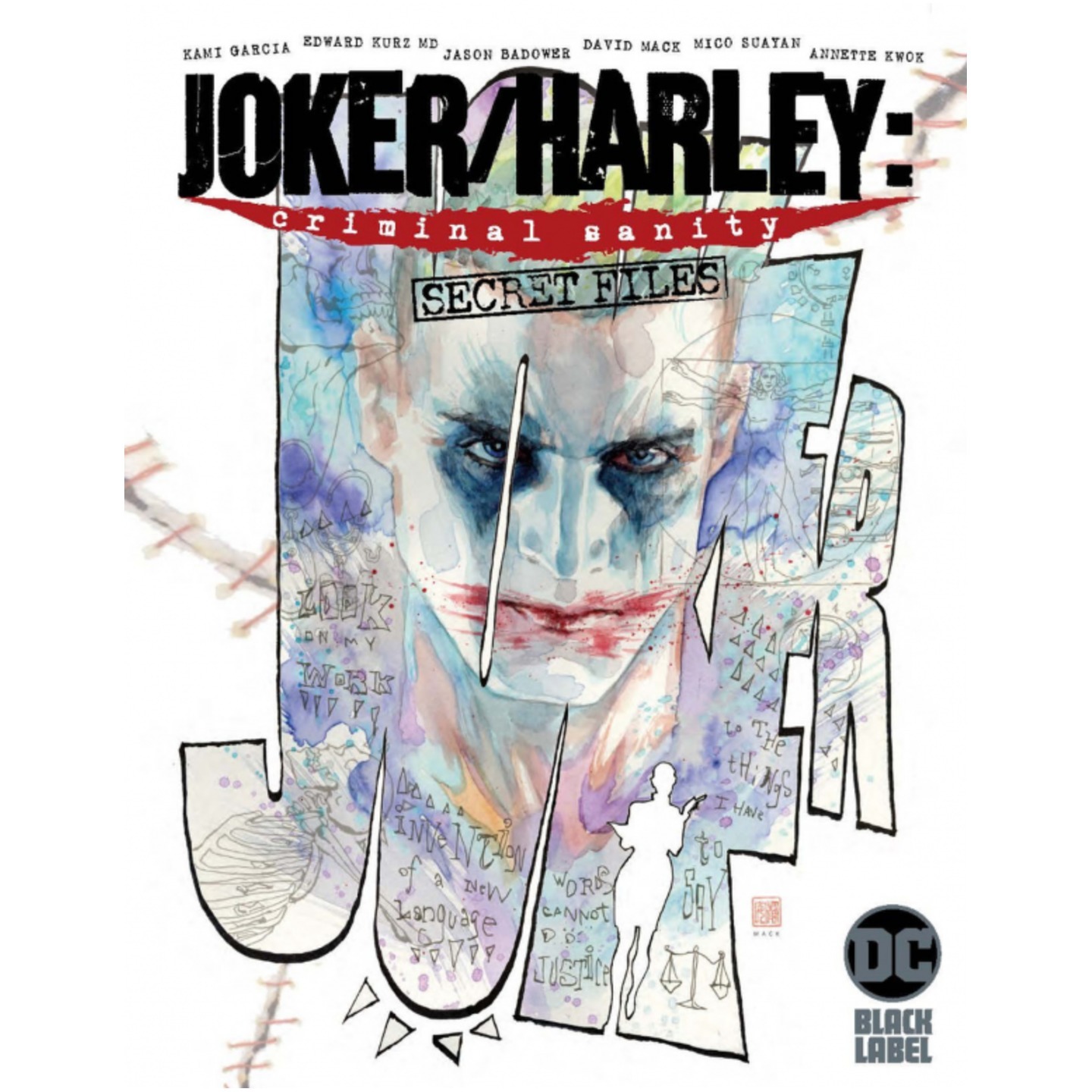 JOKER HARLEY CRIMINAL SANITY SECRET FILES #1 (ONE SHOT) CVR A DAVID MACK