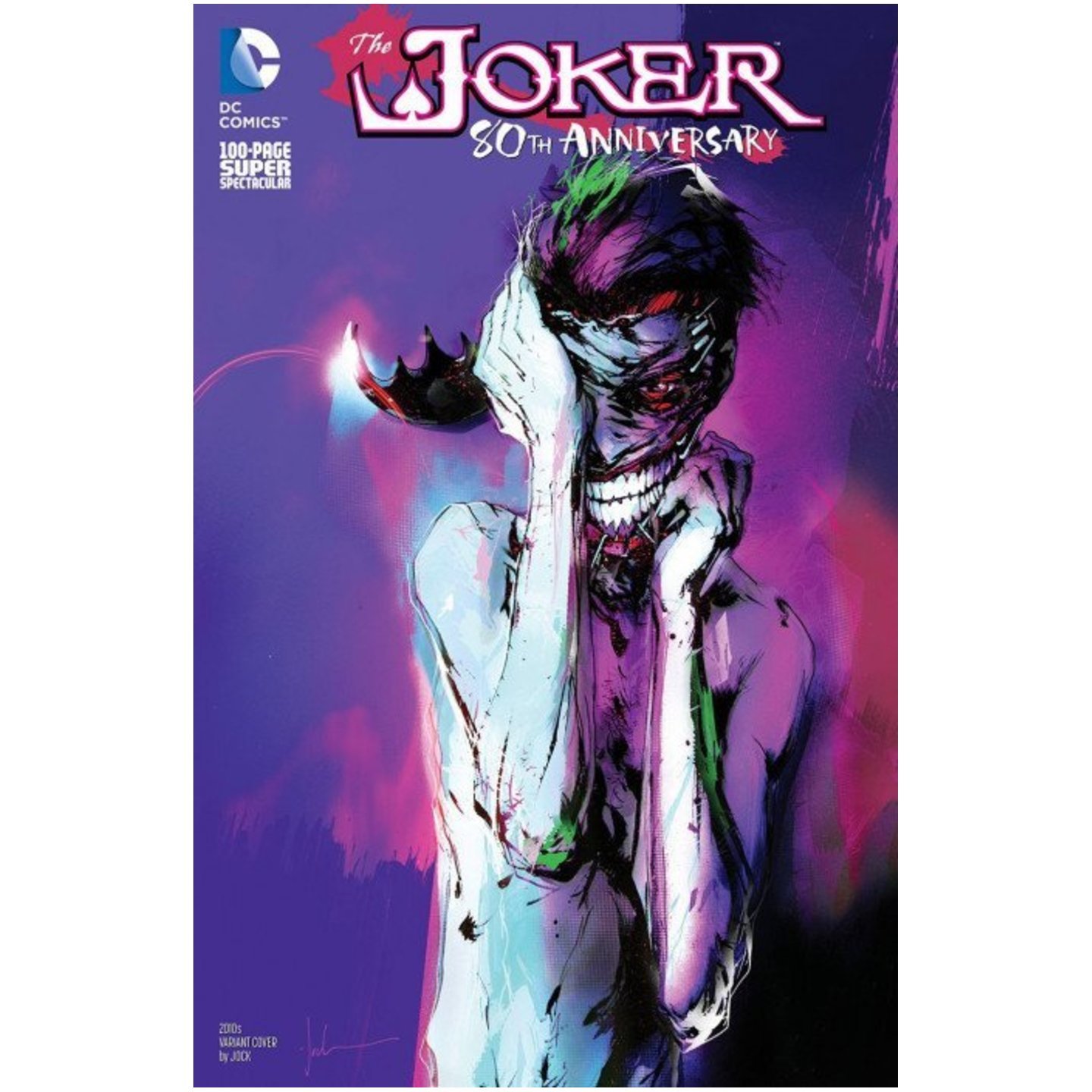 THE JOKER 80TH ANNIVERSARY 100-PAGE SUPER SPECTACULAR 1 2010S VARIANT COVER BY JOCK