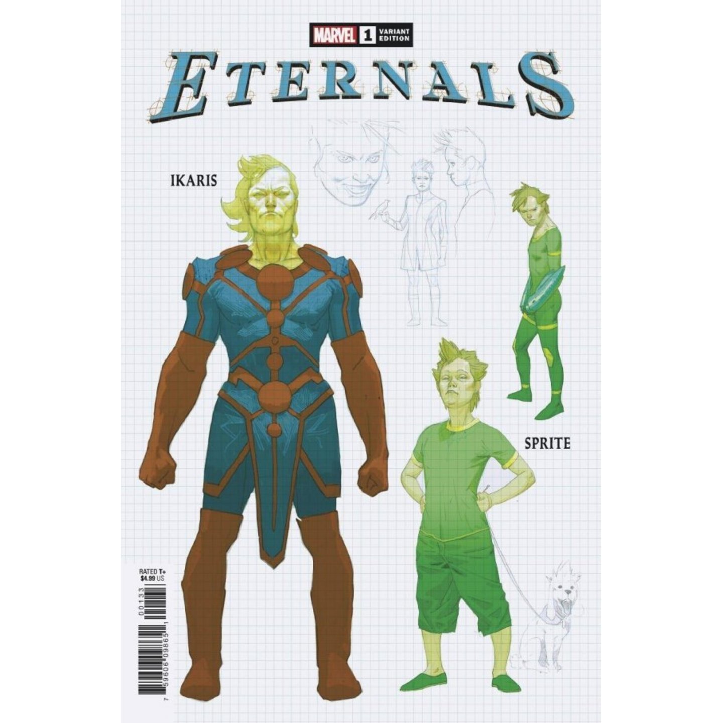 ETERNALS 1 110 Ribic Design Variant