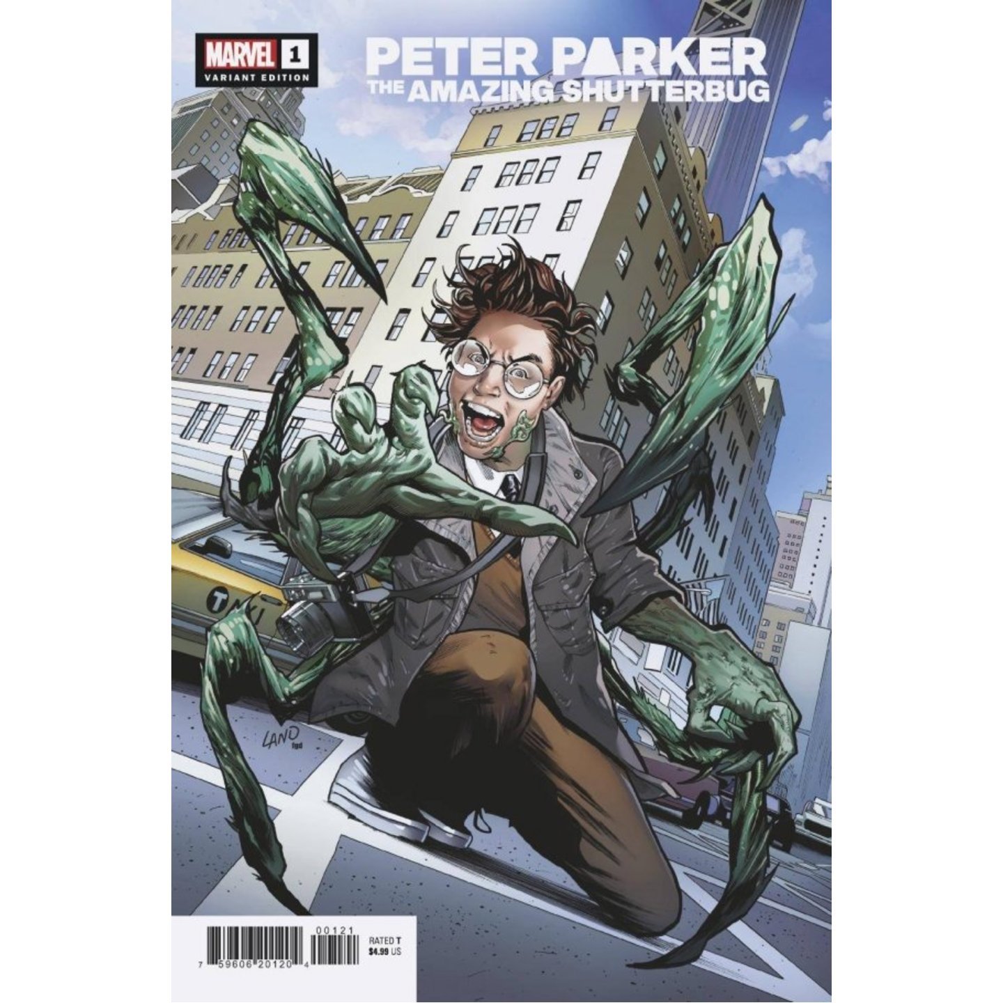 HEROES REBORN PETER PARKER AMAZING SHUTTERBUG #1 LAND VAR