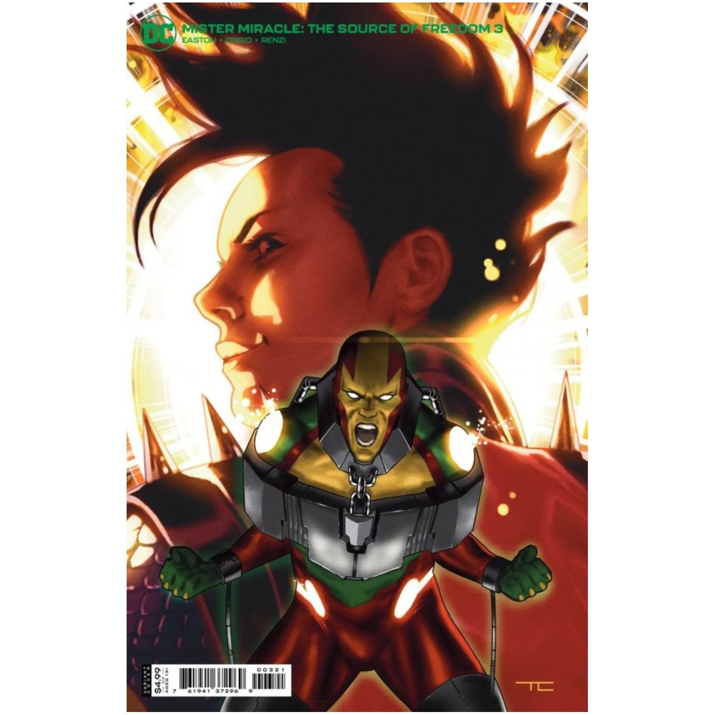 MISTER MIRACLE THE SOURCE OF FREEDOM #3 (OF 6) CVR B TAURIN CLARKE CARD STOCK VAR