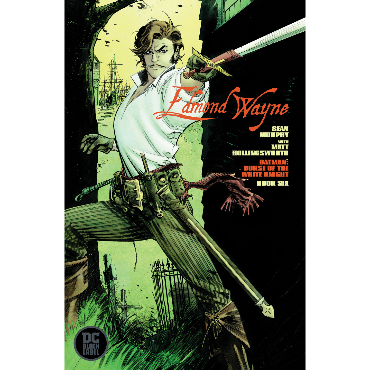 BATMAN CURSE OF THE WHITE KNIGHT 6 OF 8 CARD STOCK VAR ED