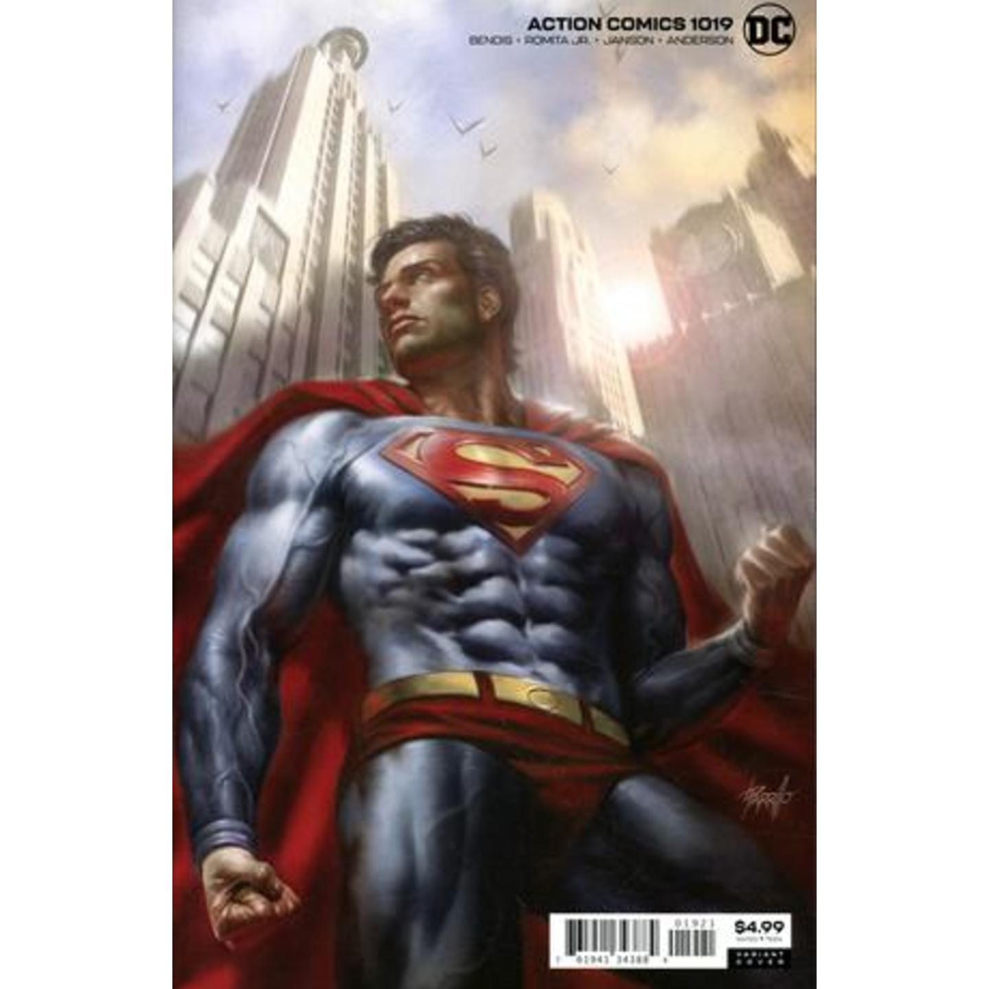 ACTION COMICS 1019 CARD STOCK VAR ED