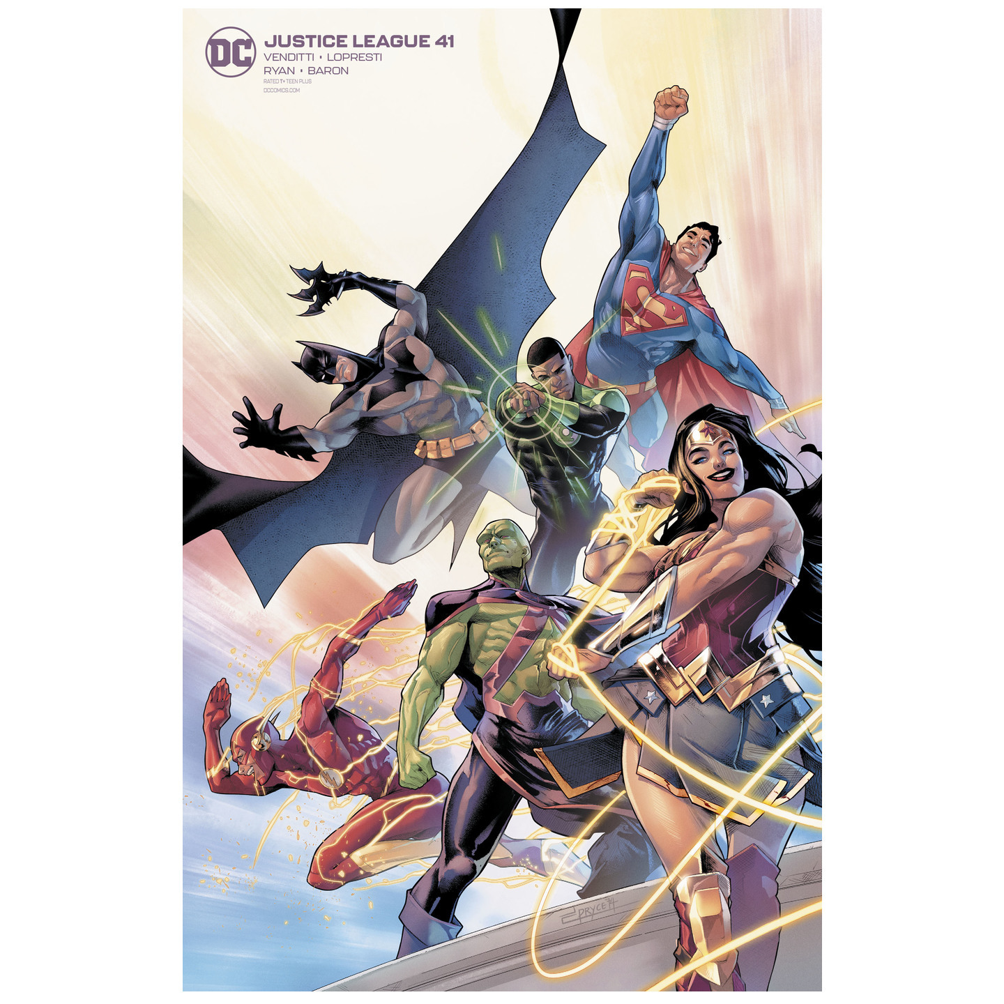 JUSTICE LEAGUE 41 JAMAL CAMPBELL VAR ED