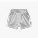 Childrens Cotton Sports Shorts Grey