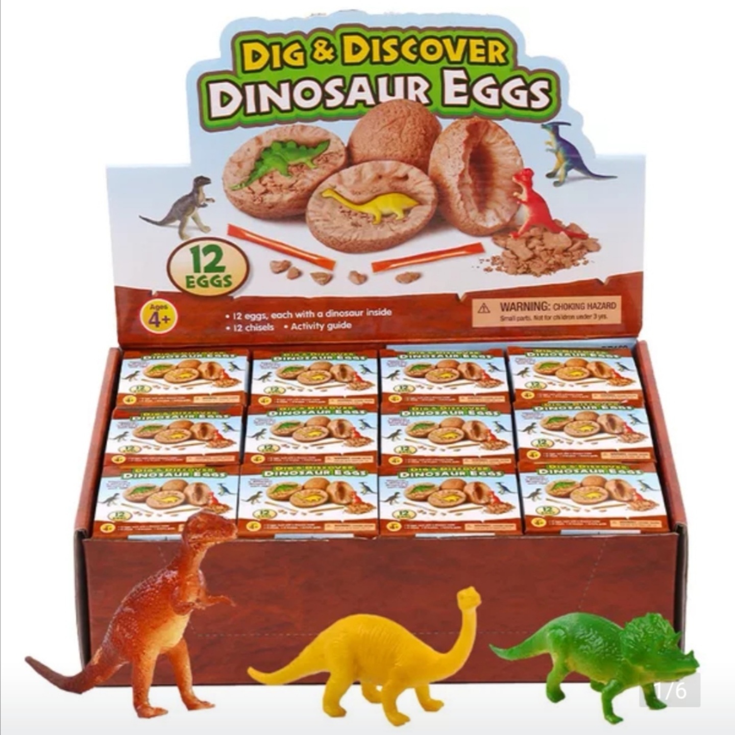 Science Educational Toy For Kids Dig A Dinosaur Egg  Play N Learn Party Gift