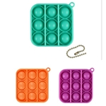 Play N Learn Educational Fidget Toy Stress Reliever IQ Pop Bubble Keychain
