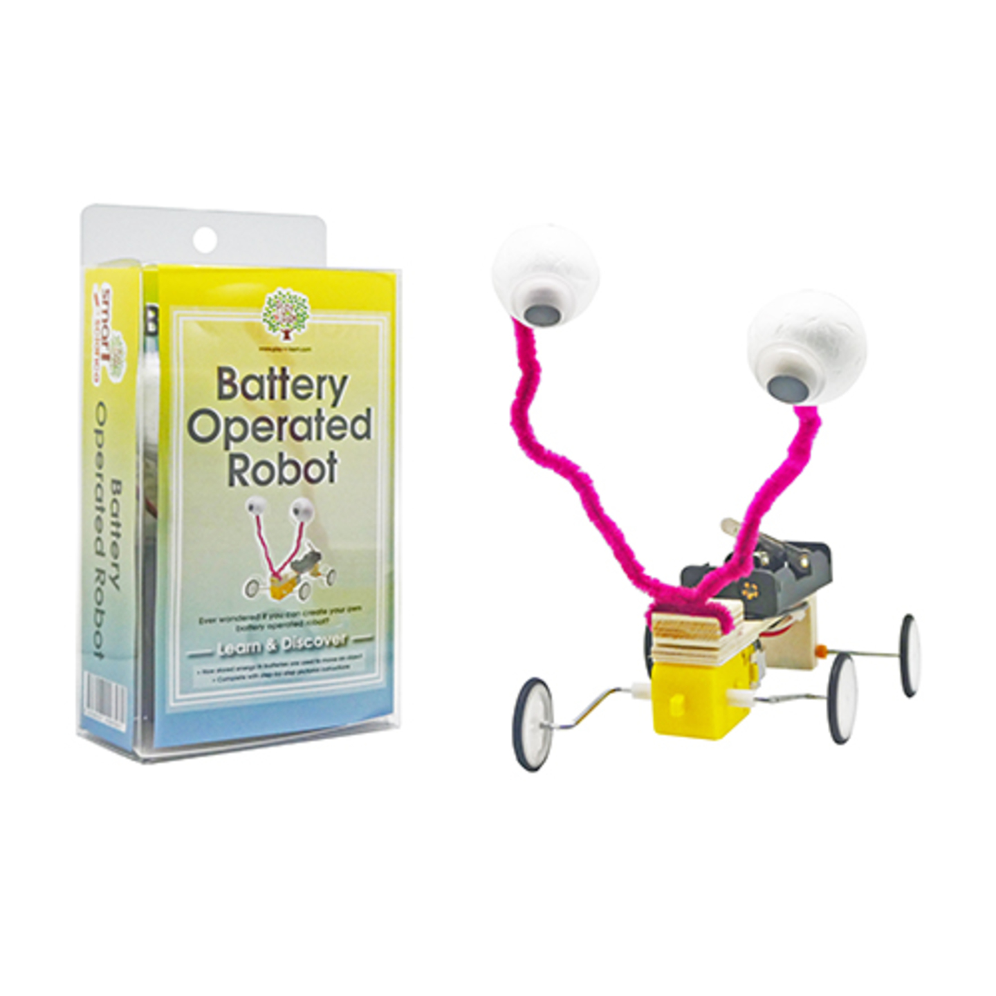 STEM Battery Operated Self Assembly Robot For Kids Learning Resource