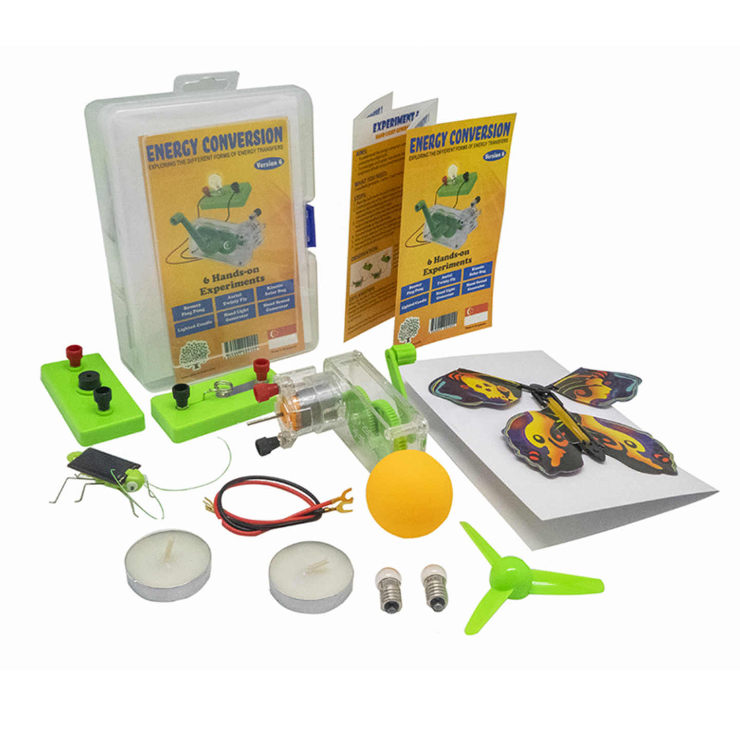 Play N Learn STEM 6 Experiments on Energy Conversion Kit