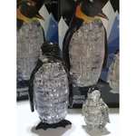 Jigsaw 3D Crystal Puzzle Play N Learn Penguin Mummy and Baby Gift Set