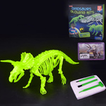Play N Learn Glow In The Dark Dinosaur Excavation Kit - Triceratops