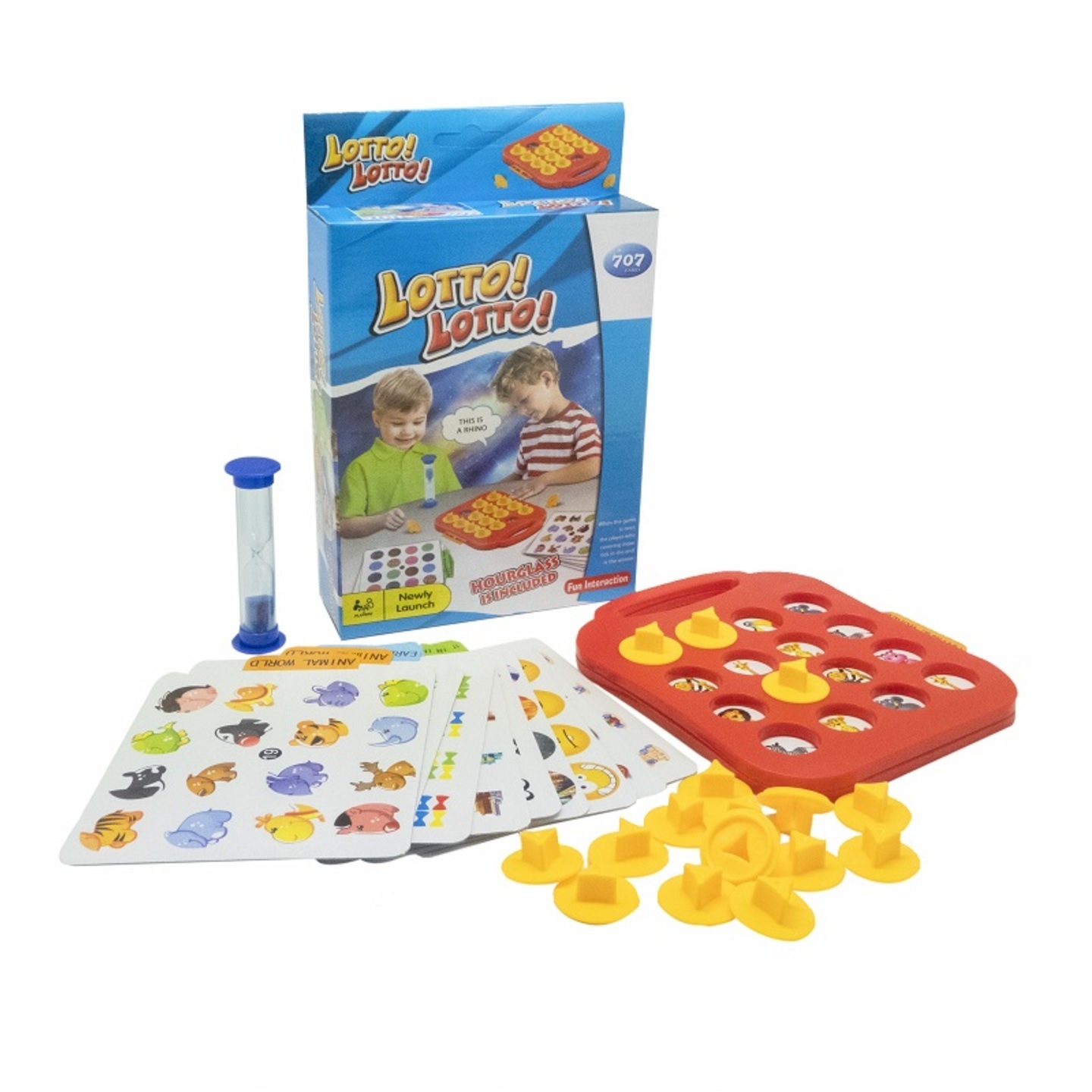 Play N Learn Fun Lotto Memory Board Game