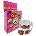 Play N Learn Reward and Motivation Sticker in Pink Box