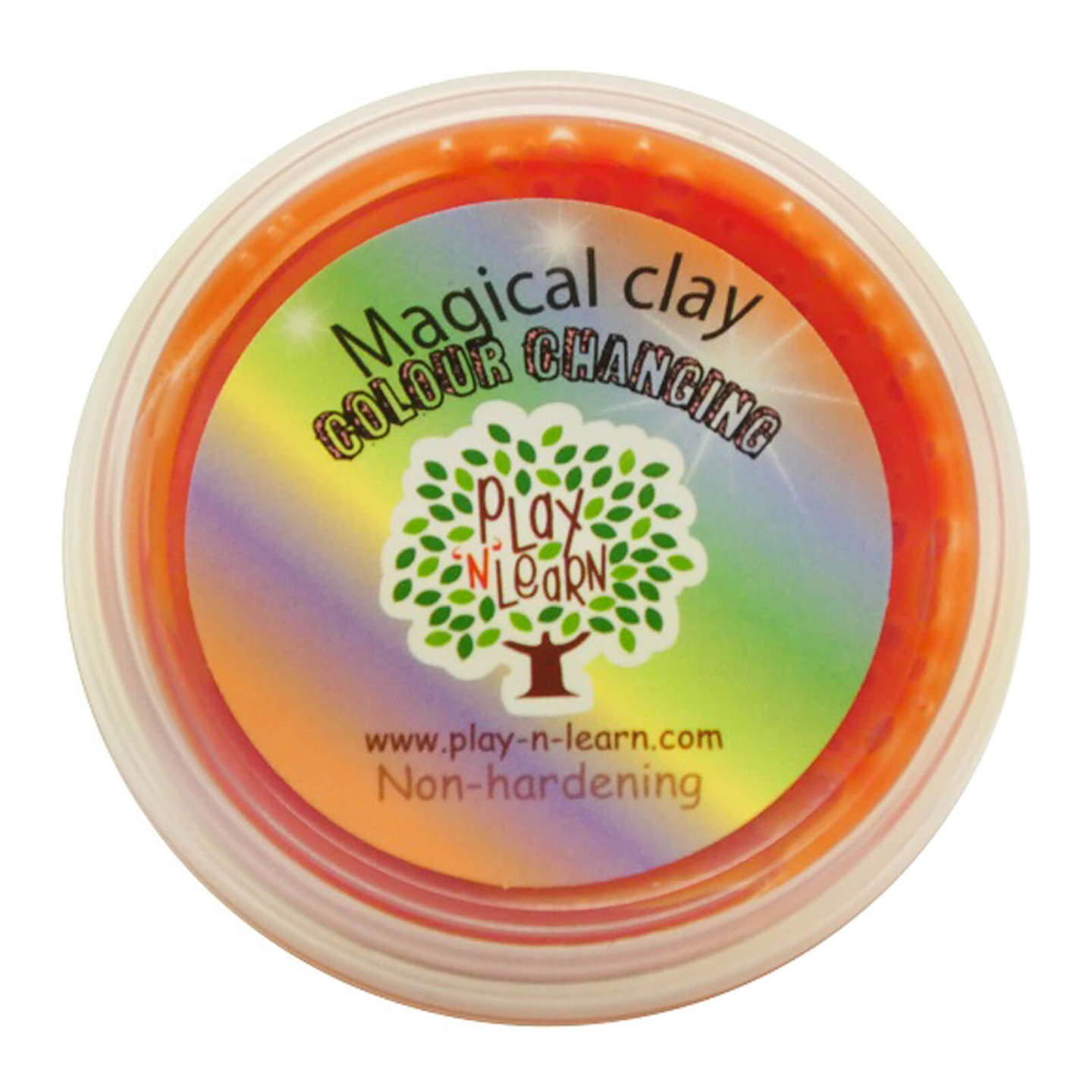 Putty Imaginative Play N Learn Party Gift Magical Clay Colour Changing Orange