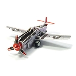 Play N Learn Science Toy 3D Wind-Up Puzzle Fighter P-51