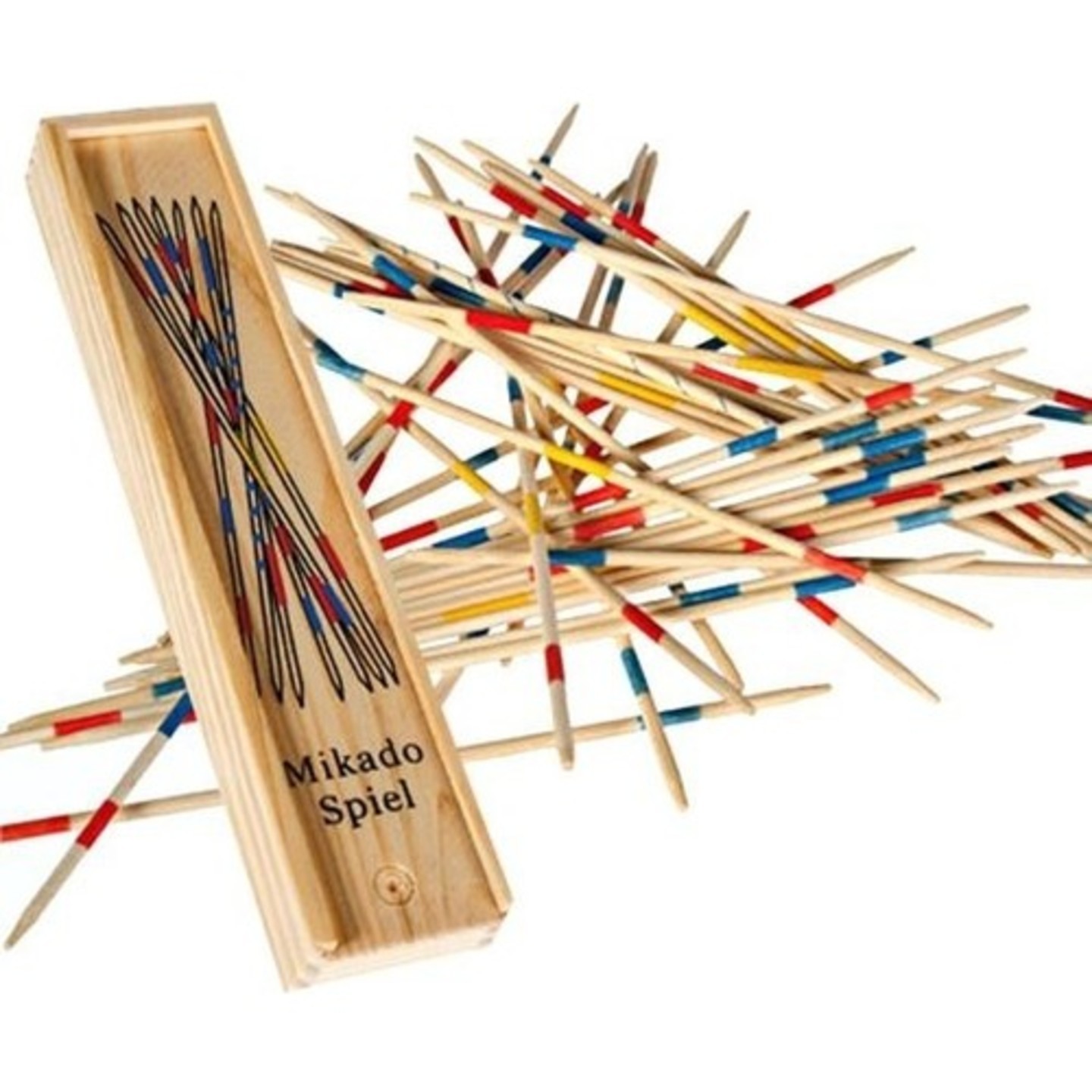 Educational Wooden Traditional Mikado Spiel Game Play N Learn  Wooden pick up stick game