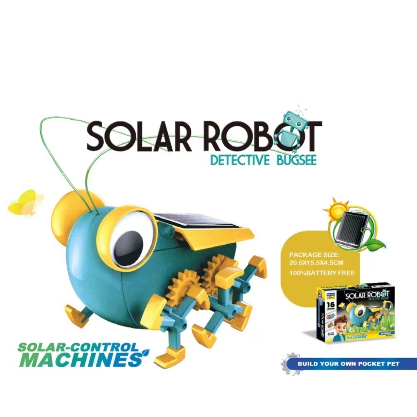 STEM Build Your Own Solar Powered Robot Cricket Learning Resource