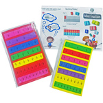 Math Skills Fun Learning Play N Learn Mini Fractions Kit 10 pieces per pack