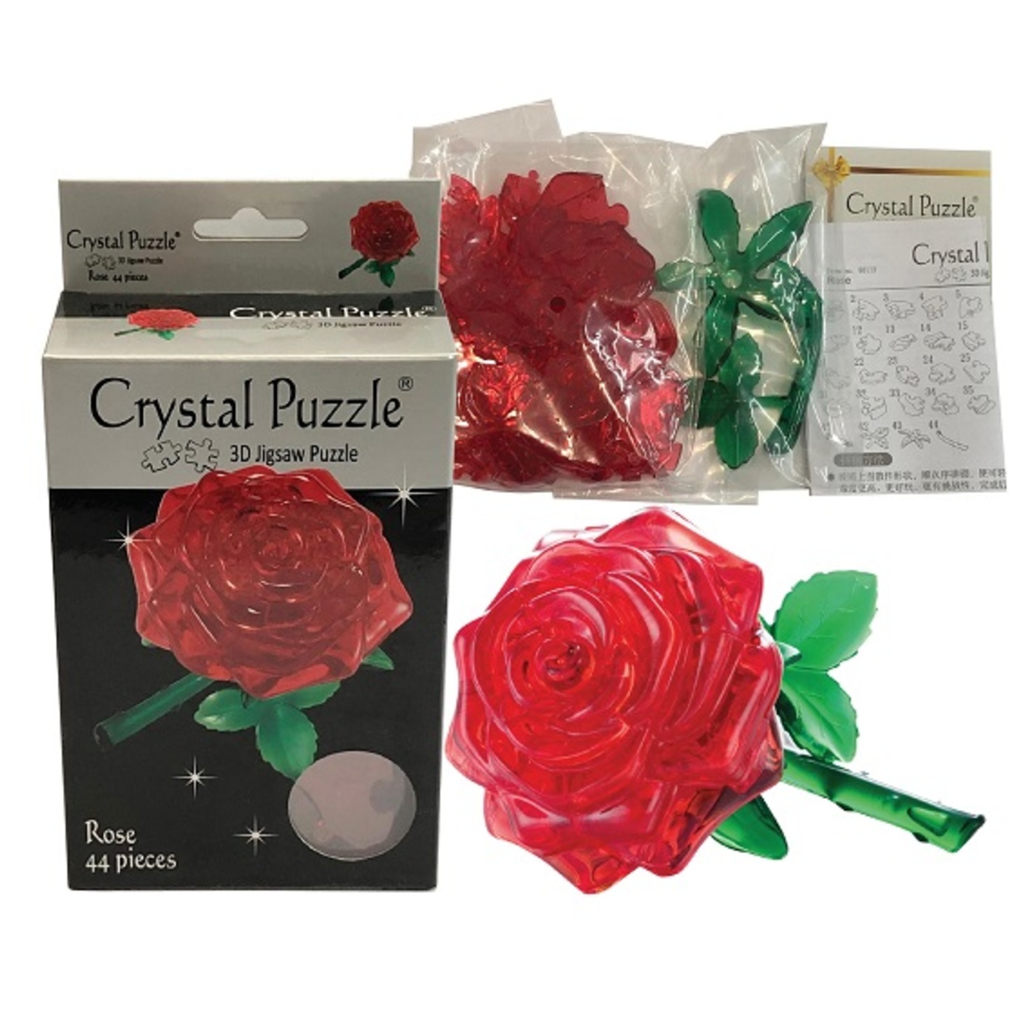 3d rose puzzle 3d rose puzzle