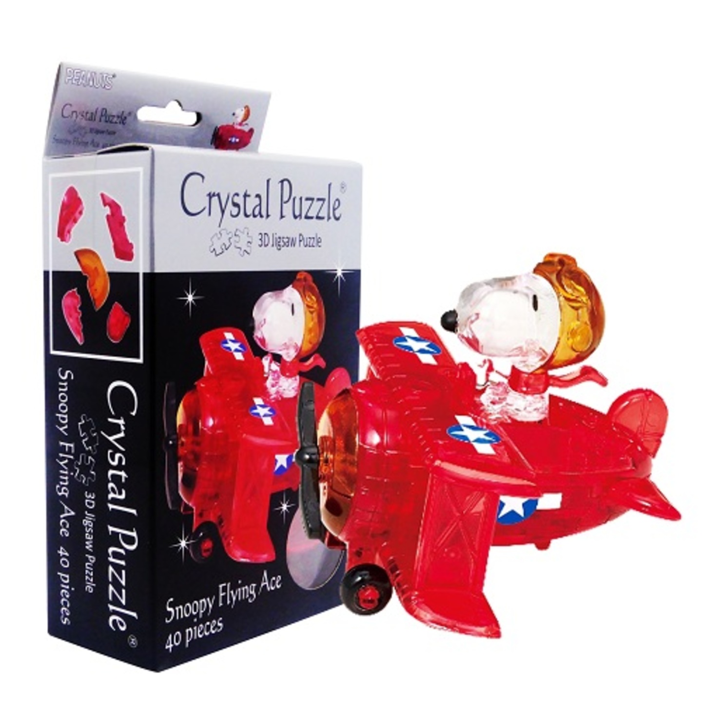 3D Crystal Puzzle Snoopy Flying Ace
