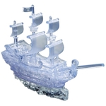 3D Crystal Puzzle Clear Pirate Ship