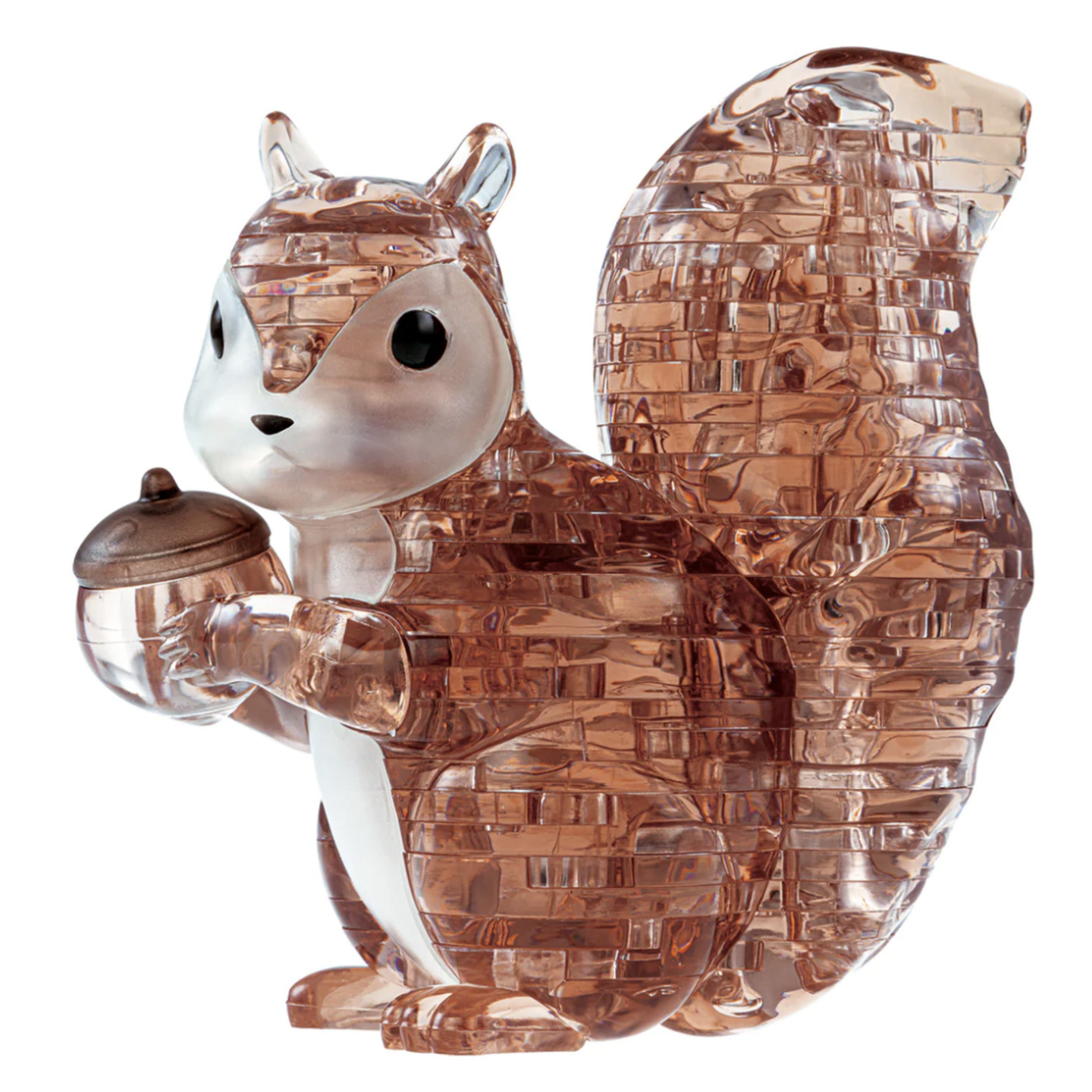 Jigsaw Play and Learn 3D Crystal Puzzle Squirrel