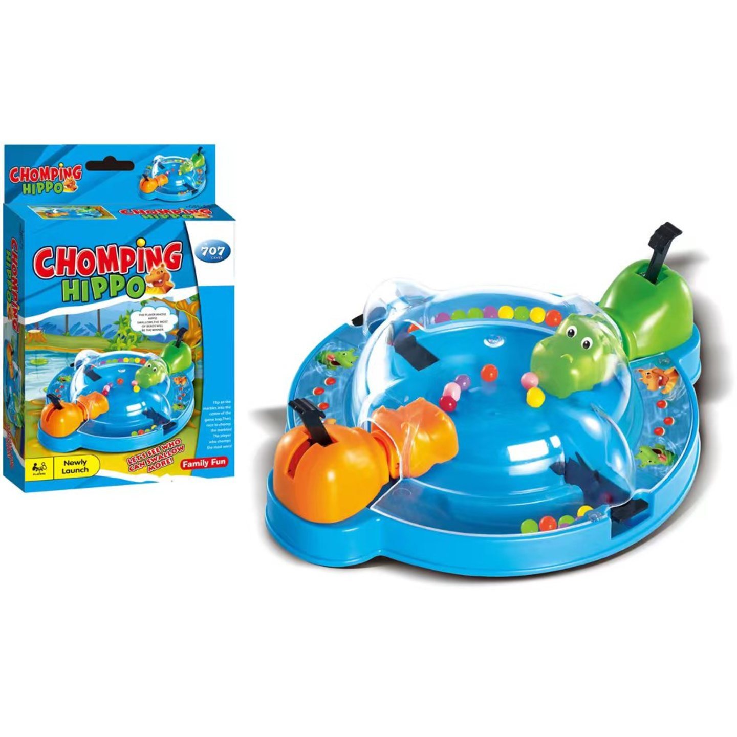 Board Food Grabbing Hungry Hippo Game Party Gift