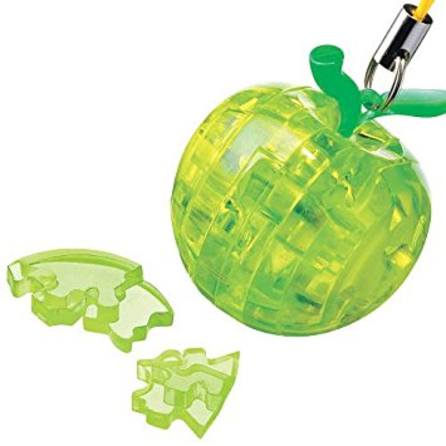 3D Crystal Puzzle Mini Green Apple
