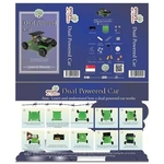 Science Self Assembly Dual Powered Solar and Battery Powered Car Experiment Toy Teaching Resource for Kids