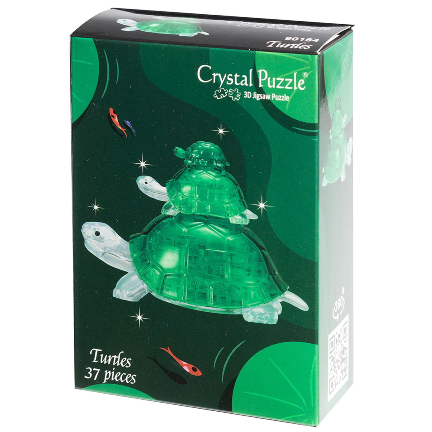 Jigsaw Puzzle Play N Learn 3D Crystal Puzzle Turtles Mummy and Baby Gift Set