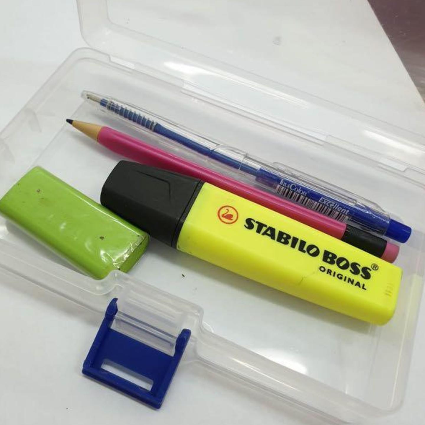 Plastic PVC Hard Box with Clip