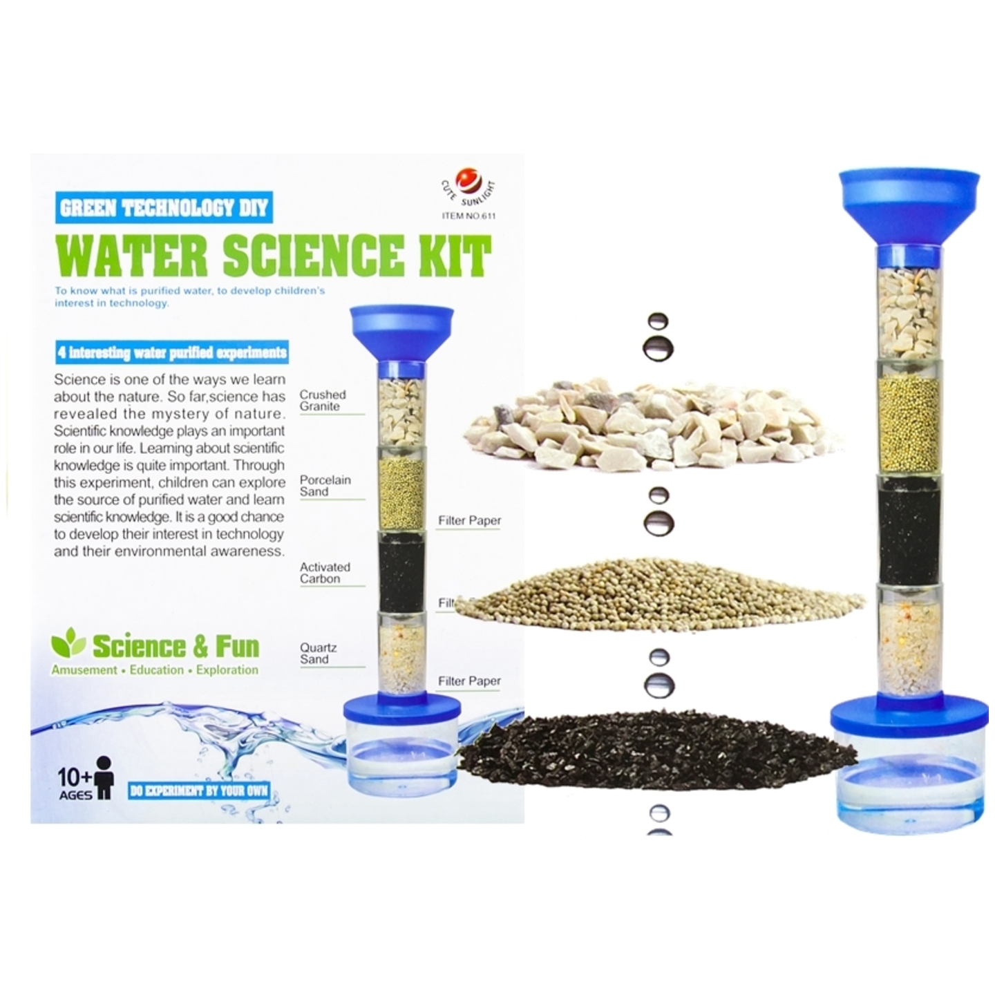 Play N Learn STEM Water Filtration Kit