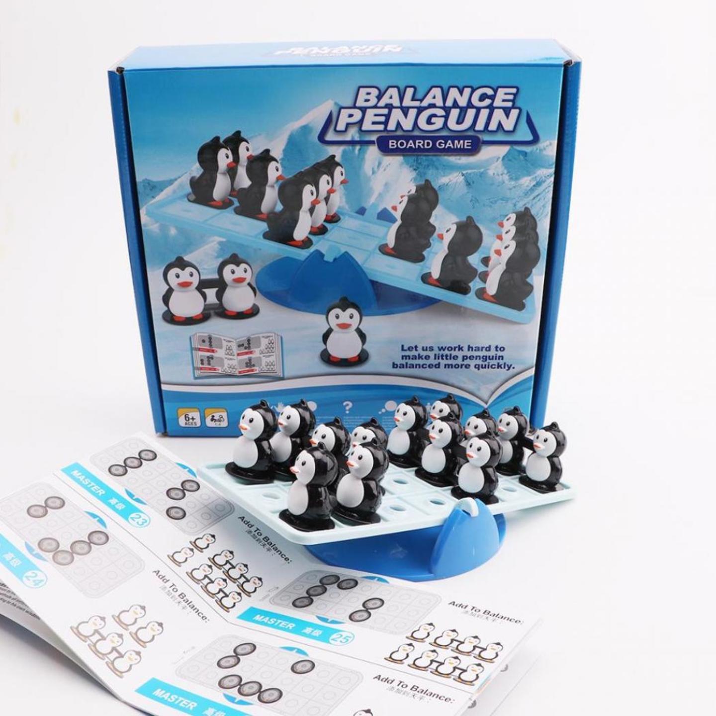 Board Game Math Skills Play N Learn Balance Penguin Fun Learning Game