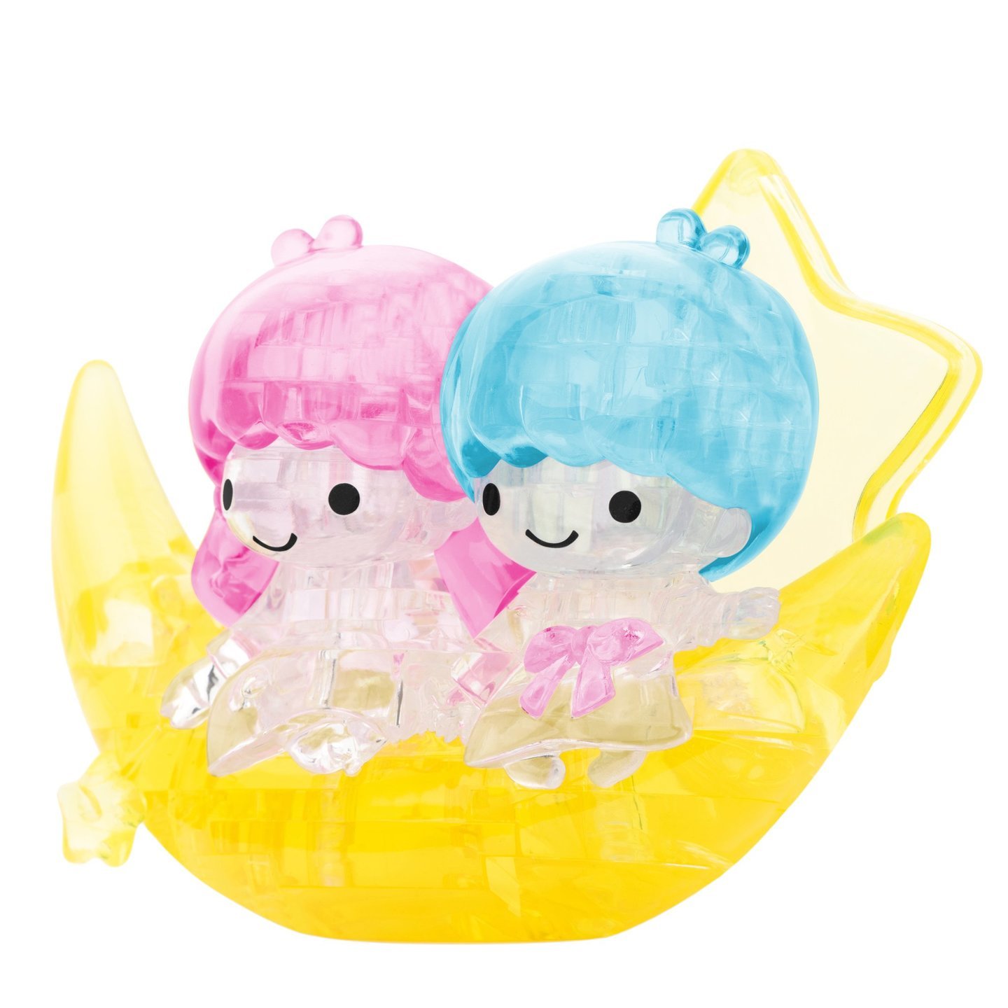 Sanrio Jigsaw Puzzle Play N Learn 3D Crystal Puzzle Little Twin Star Moon