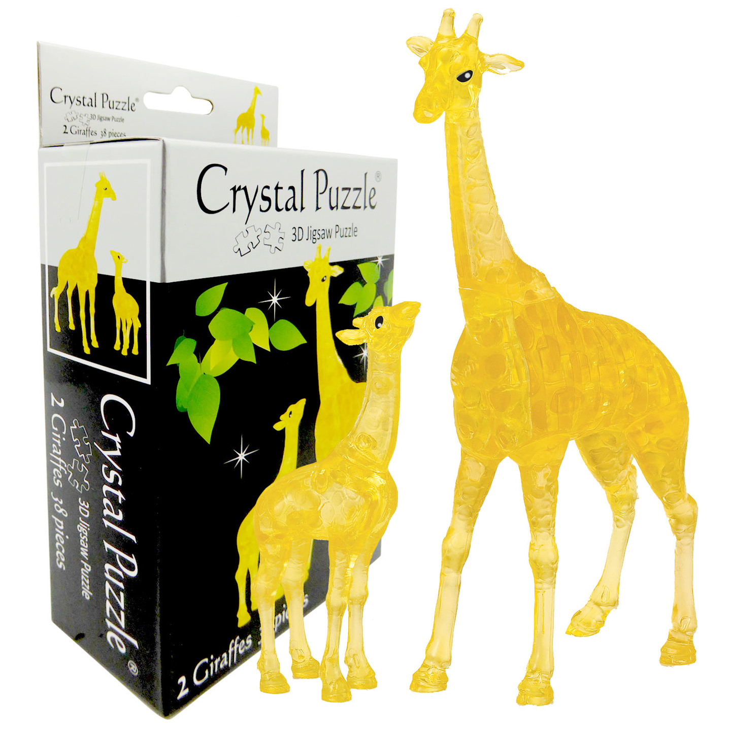 3D Crystal Puzzle Giraffe & Baby Set