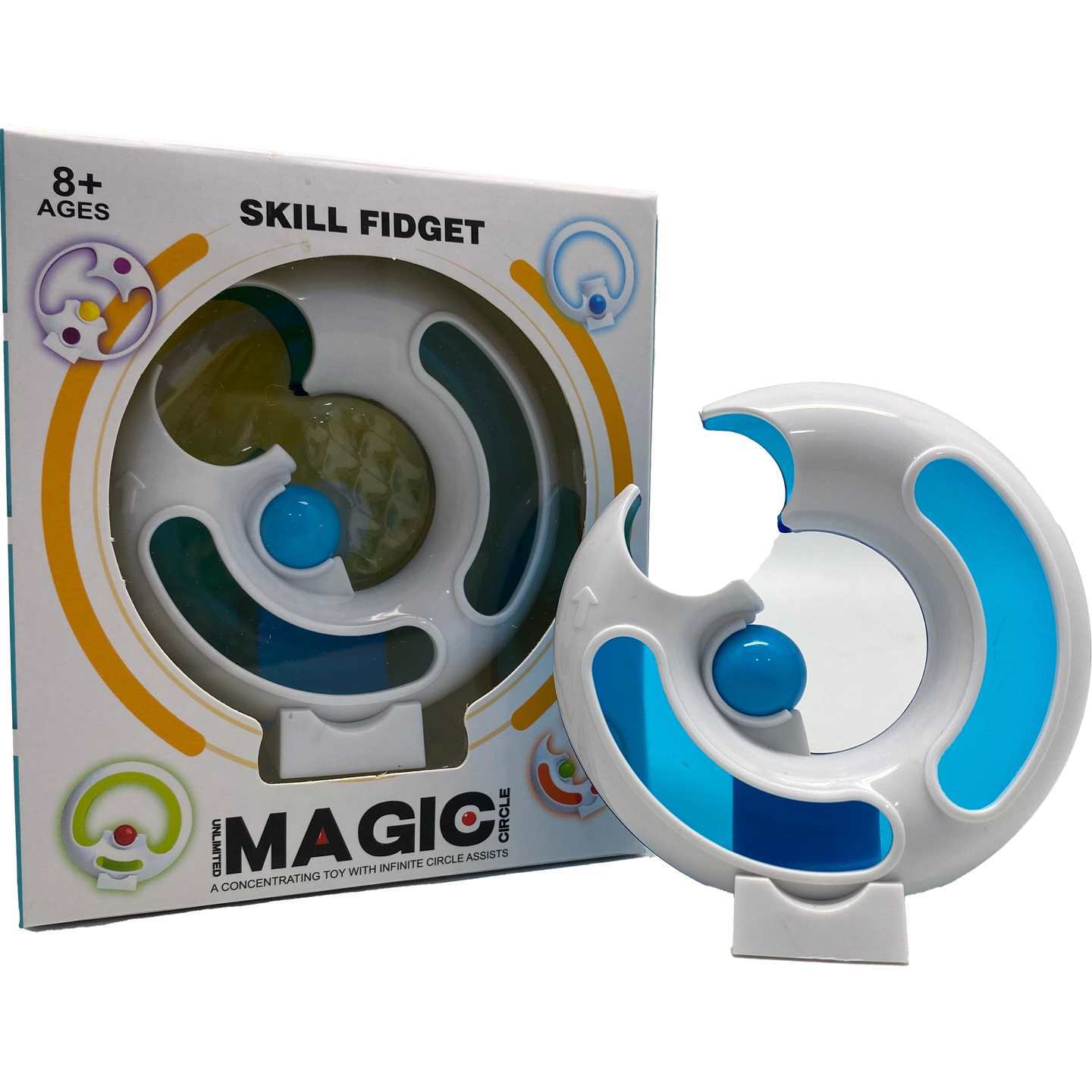 Developmental IQ Fidget Toy For Kids Play N Learn Party Gift Energy Loop Jump  Random Colour